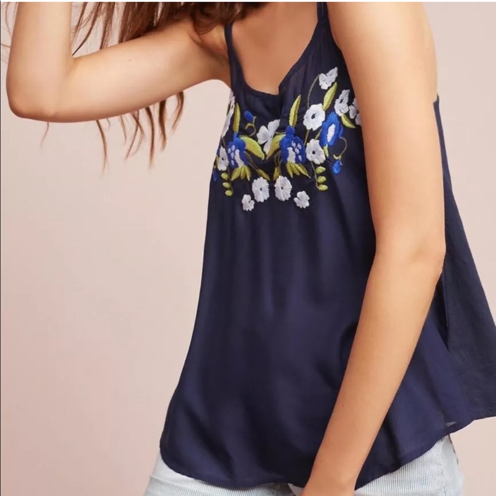 Akemi + Kin Embroidered camisole